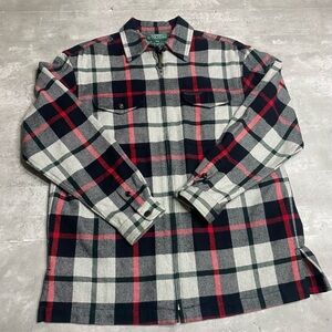 Lauren Ralph Lauren plaid full zip up women’s medium petite